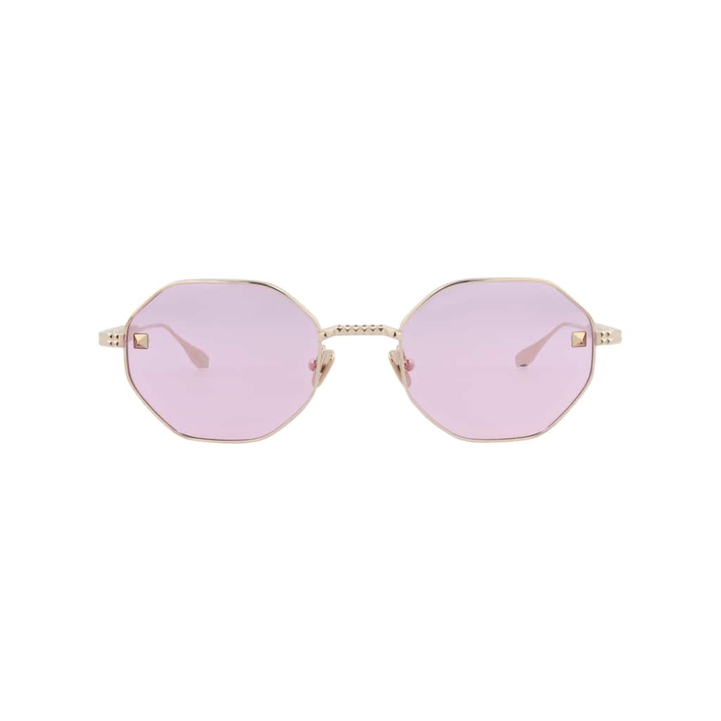 Valentino Round-Frame Metal Optical Frames
