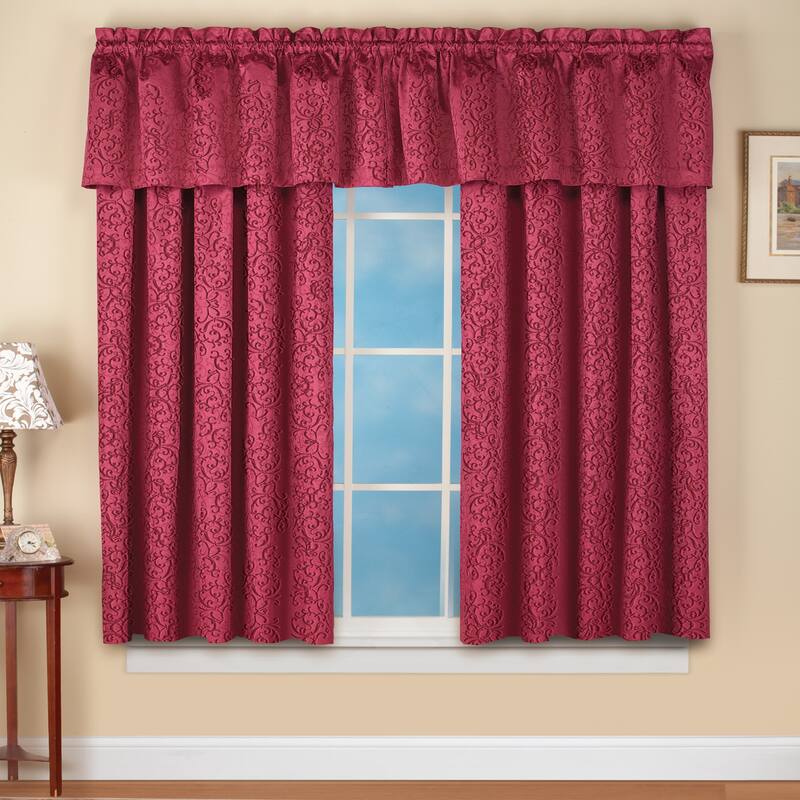 Scroll Insulated Sheen Curtain Panel