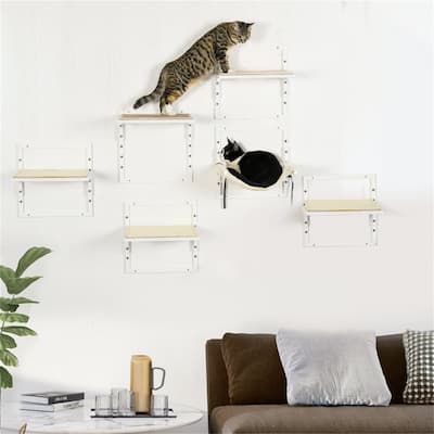Cat Shelf Set?Cat Tower - 13.75" L x 11.5" W x 13.75" H
