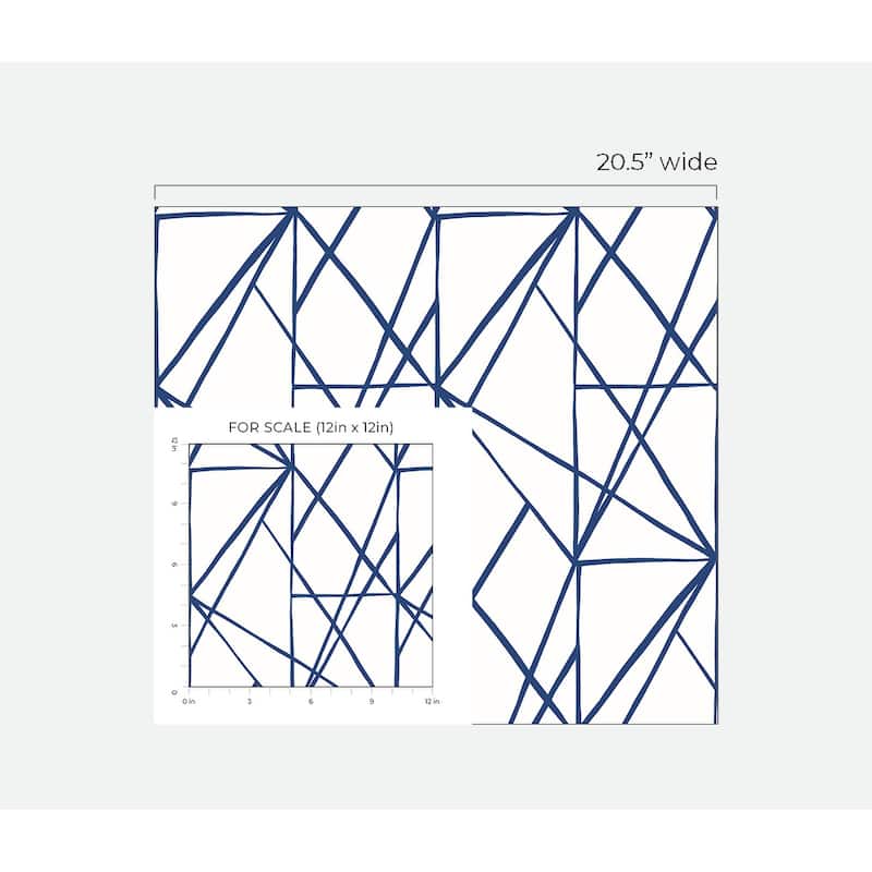 NextWall Quartz Geo Peel and Stick Wallpaper