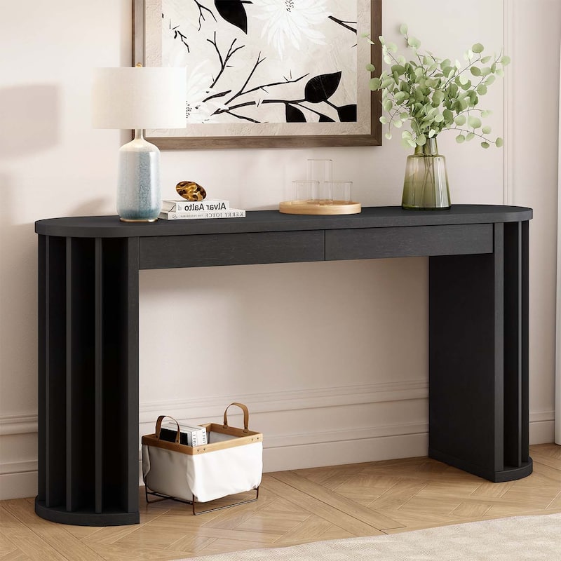 Stylish Console Table with Unique Design,for Entrance,Hallway,and Living Room Decor