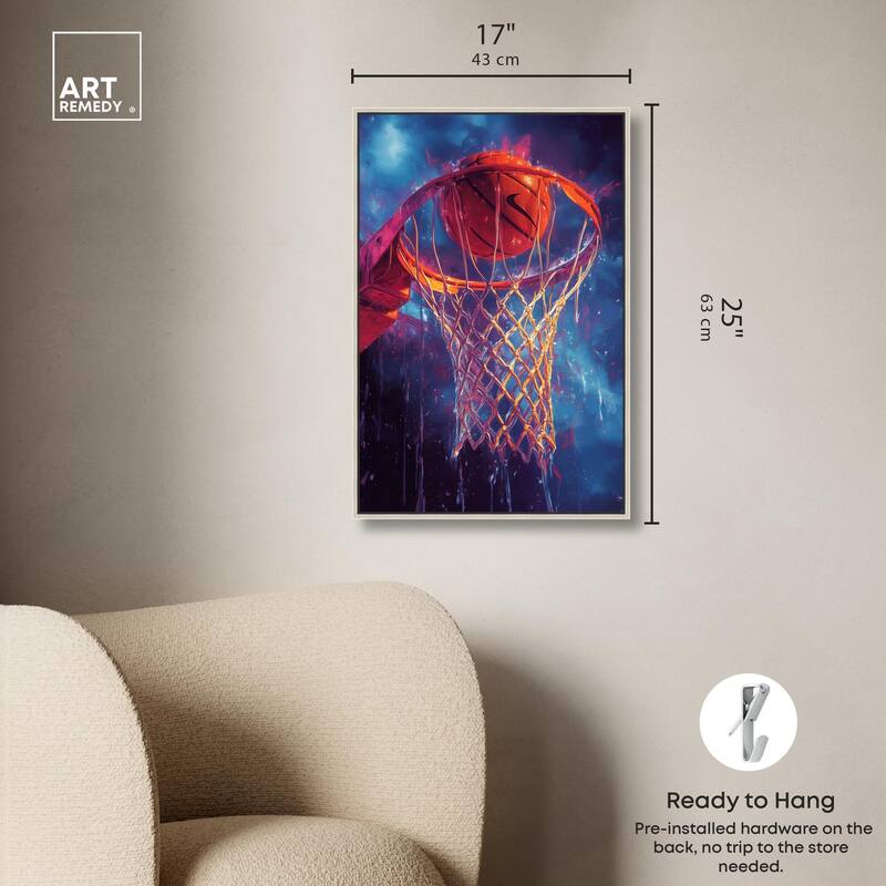 Through the Hoop Canvas by Art Remedy