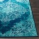 preview thumbnail 2 of 6, Terenzio Traditional Teal Area Rug