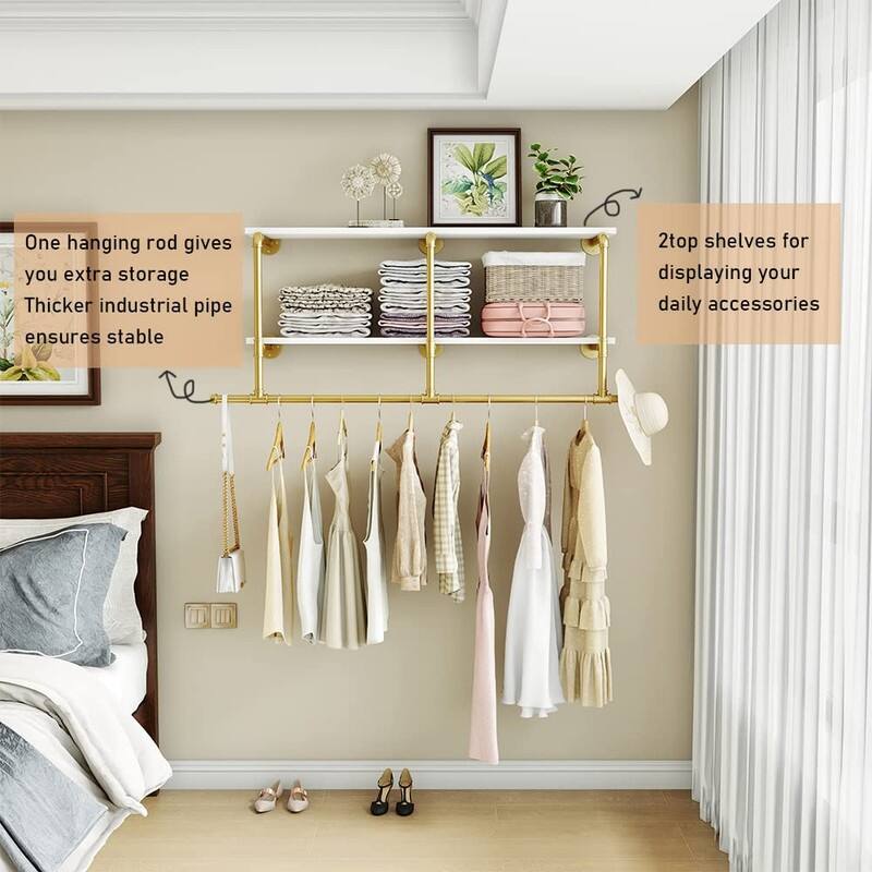 Wall Mounted Clothes Rack