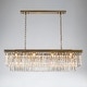 preview thumbnail 18 of 19, 12-Light Glam Fringe Crystal Chandelier for Dining Room