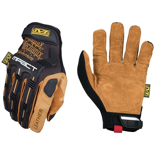 Shop Mechanix Wear Lmp 75 010 Leather M Pact Gloves Black Tan