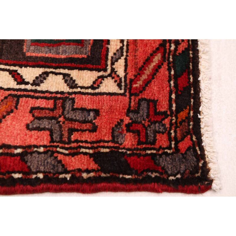 ECARPETGALLERY Hand-knotted Andelz Red Wool Rug - 3'7 x 6'6