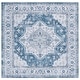 preview thumbnail 2 of 13, SAFAVIEH Arizona Ghinita Vintage Rug 6' Square - Ivory/Blue - Square