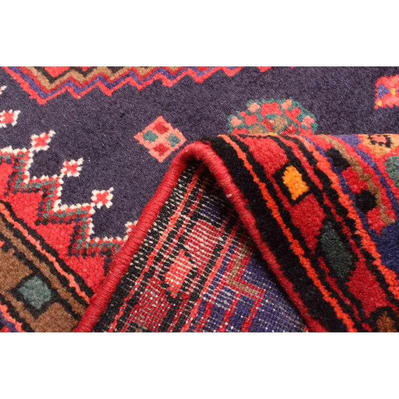 ECARPETGALLERY Hand-knotted Andelz Red Wool Rug - 4'7 x 7'3