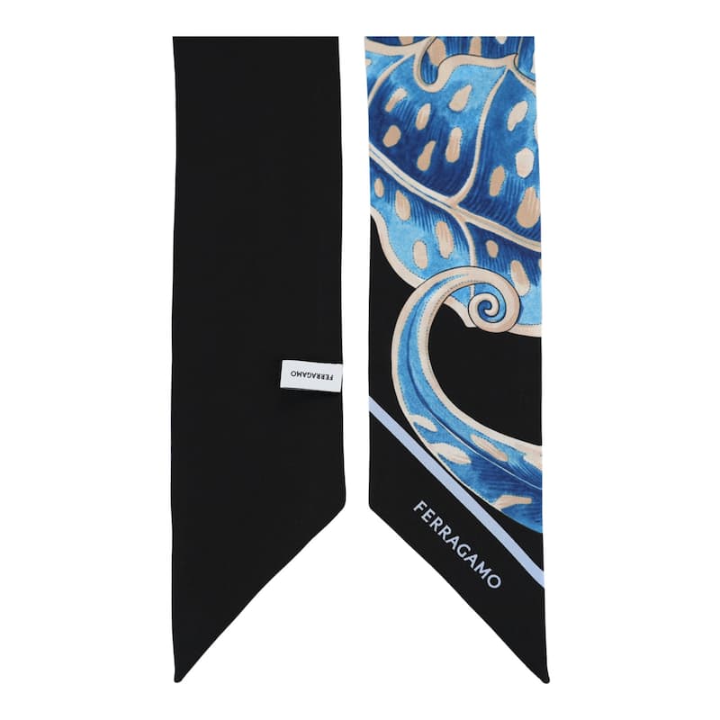 Ferragamo Silk Printed Scarf