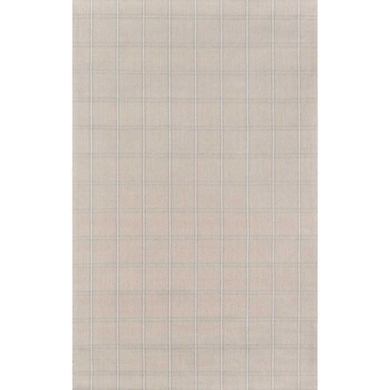 Erin Gates by Momeni Marlborough Dover Plaid Handmade Wool Area Rug - 3'6" X 5'6" - Beige - Rectangle