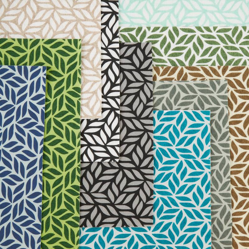 DII Nautical Blue Market Print Fridge Liner (Set of 6)