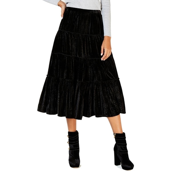 michael kors velvet skirt