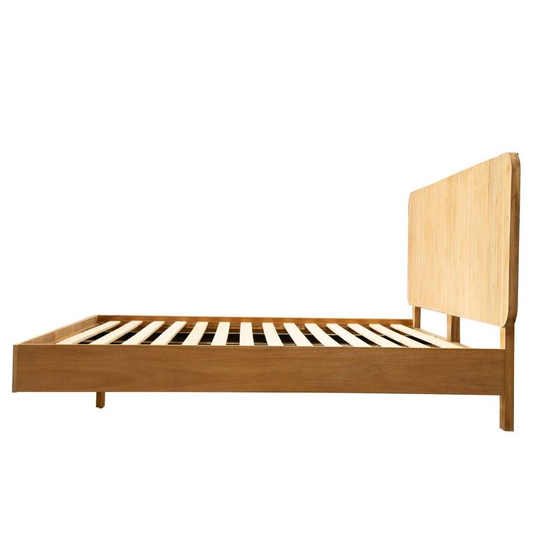 Modrest Jacobson Modern Natural Acacia Bed