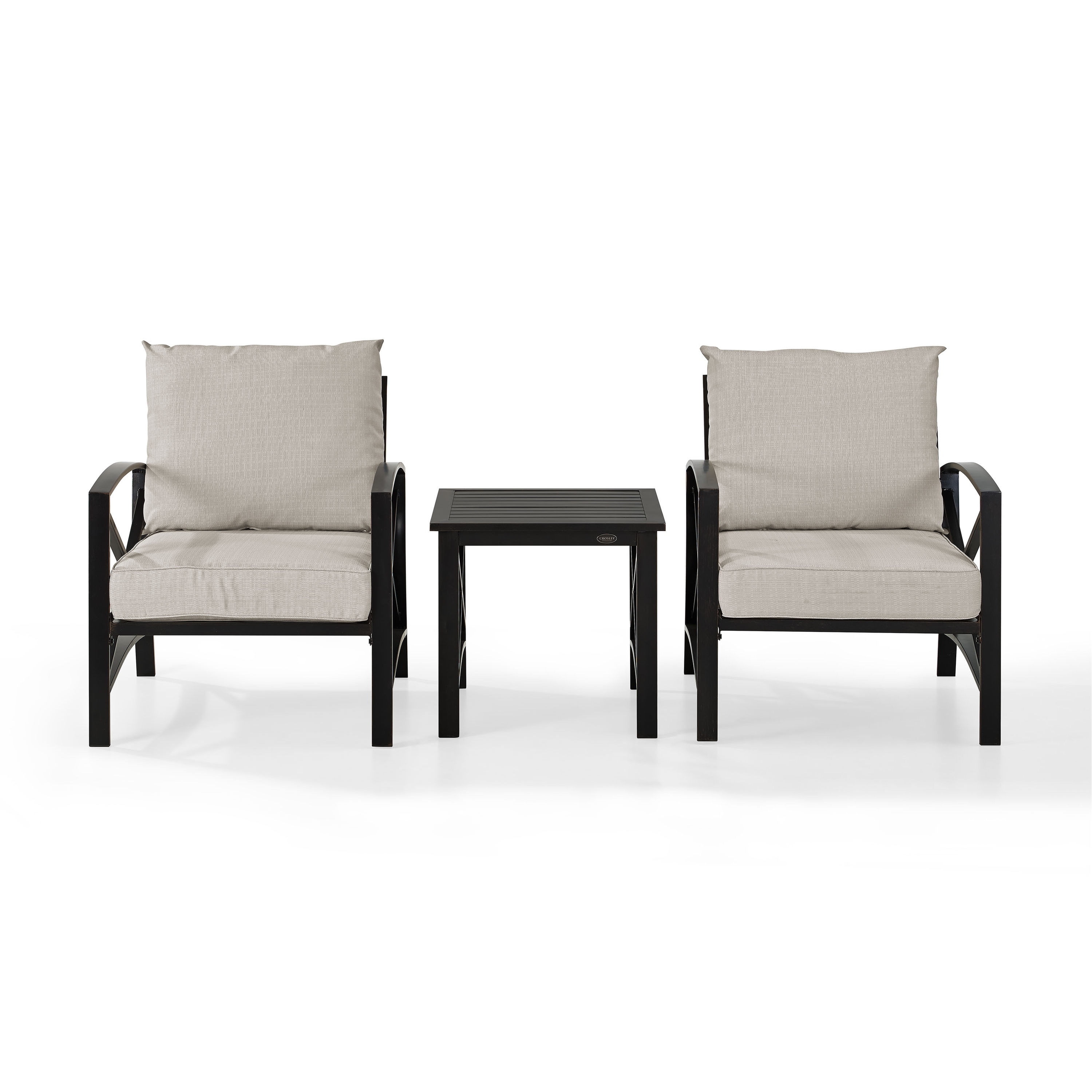 Crosley Kaplan 3Pc Outdoor Chair Set - 98