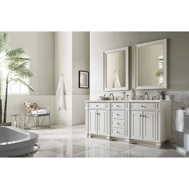 James Martin Vanities 157-V72-FENC Bristol 72" Free Standing Double