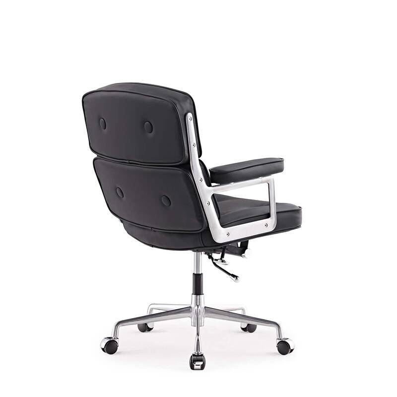 Lobby Chair with Lumbar Support Ergonomic Mid-Back Executive Chair
