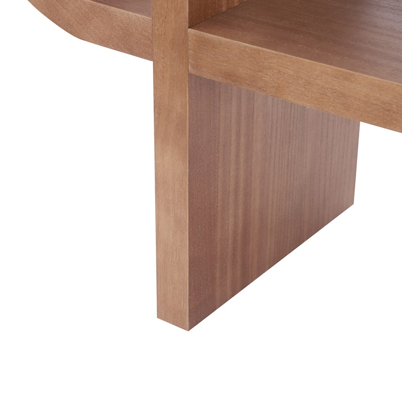 Christopher Knight Home - Modern Wood Console Table with Open Shelf