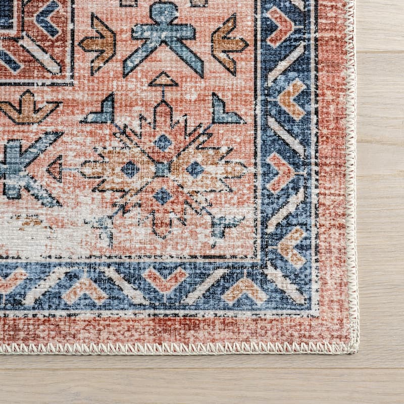 Nuloom Astra SplashGuard Traditional Machine Washable Area Rug
