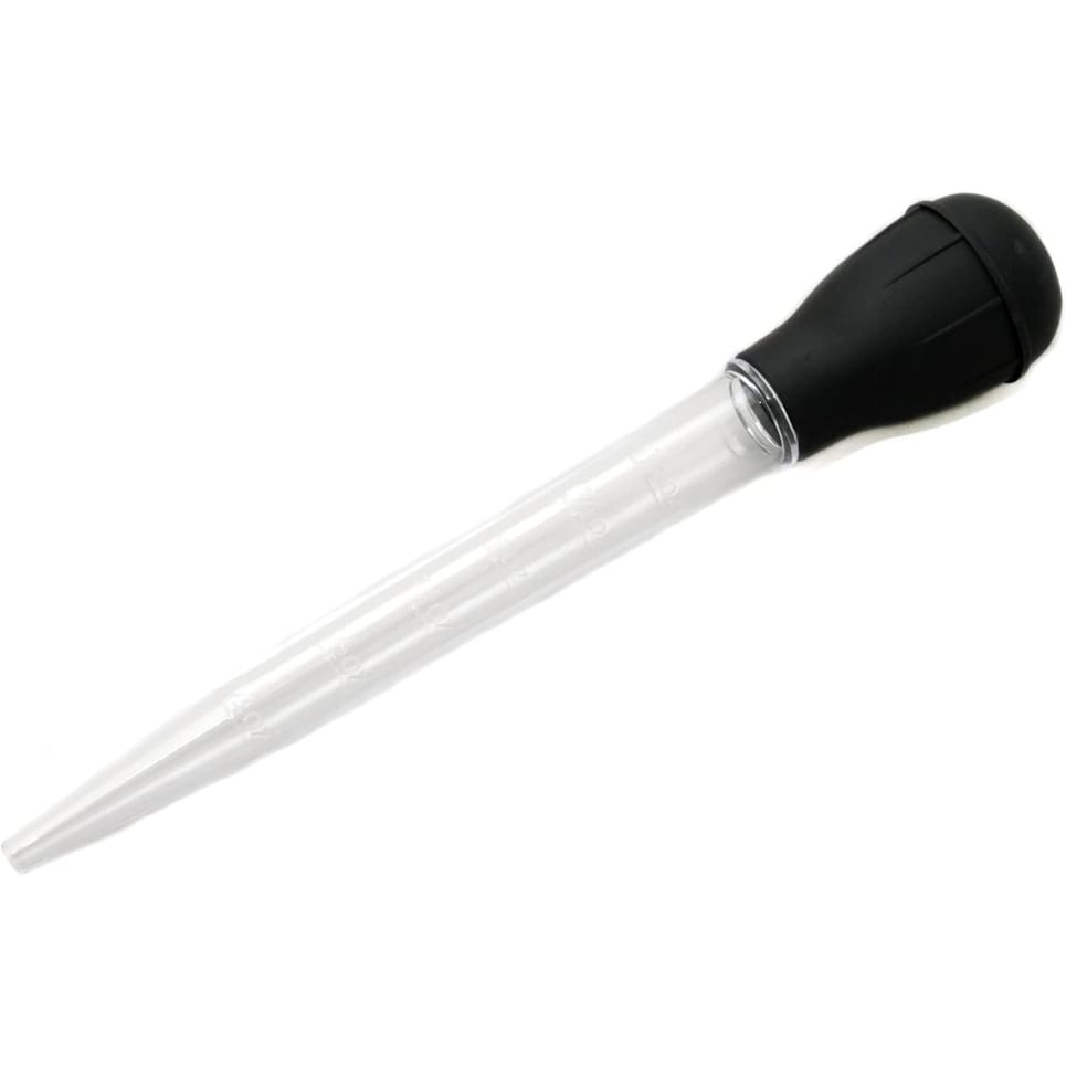 Chef Craft 11.5" Long Classic Heat Resistant Turkey Baster with Clear Tube & Easy Read Measurements