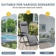 preview thumbnail 50 of 61, Homall Patio Zero Gravity Chair Lawn Lounge Chair with Pillow Set of 2