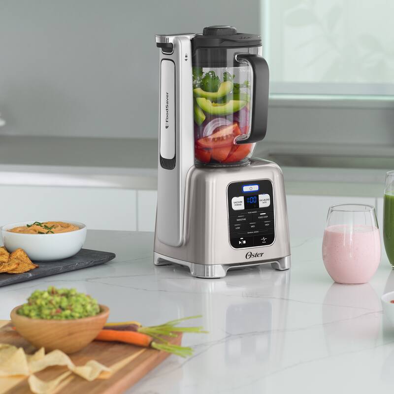Oster Performance Blender with FoodSaver Vacuum Sealing System, Brushed Nickel Bed Bath