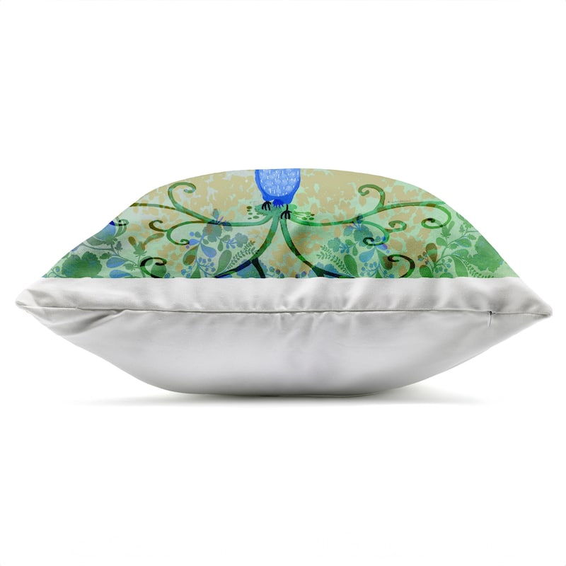 Stupell Tree Blooming From Bird Printed Outdoor Throw Pillow Design by Kay Widdowson