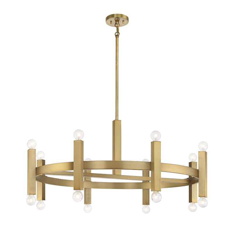 Meridian M100103 16 Light 41" Wide Drum Chandelier
