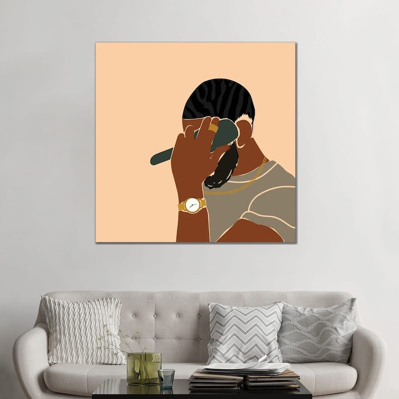 iCanvas "Waves" by Domonique Brown Canvas Print
