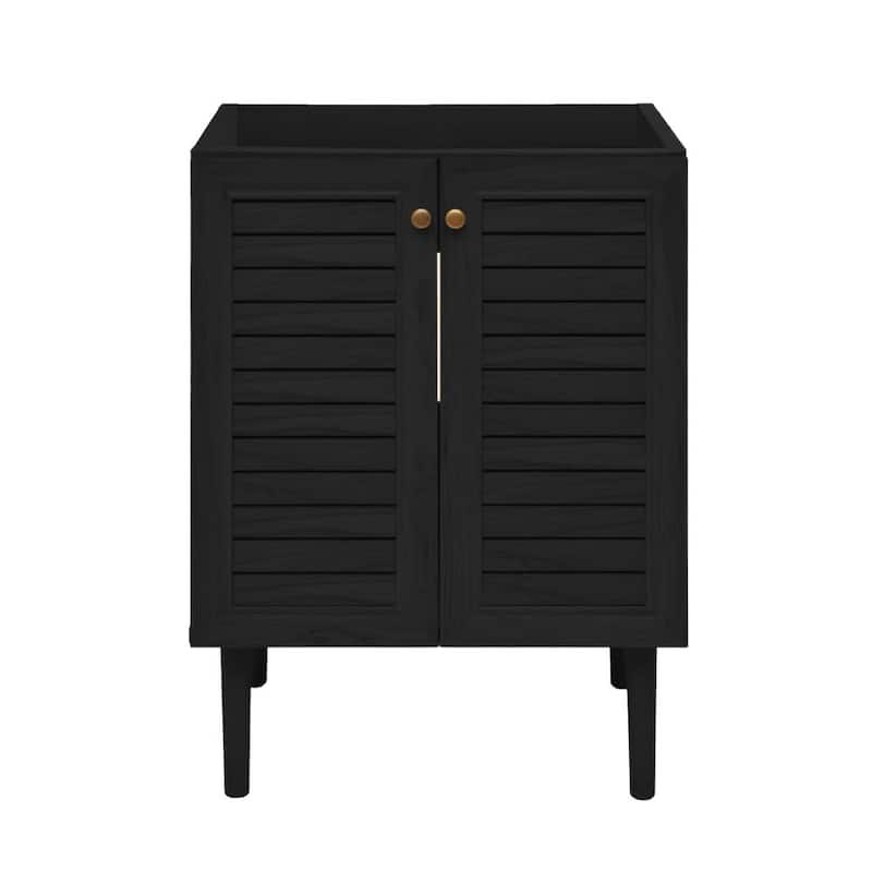 Swiss Madison SM-BV6201-C Bron 24" Single Free Standing Vanity Cabinet - Black Oak