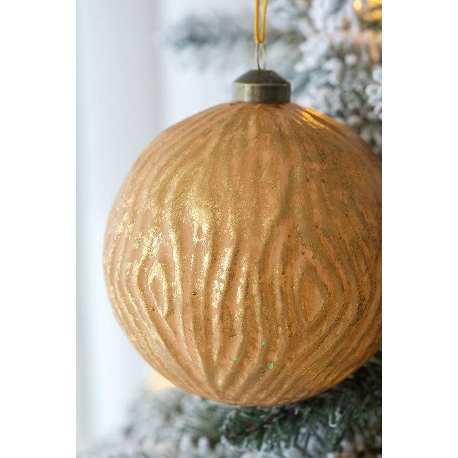 D3.9" Glass Decorative Hanging Ball Christmas Tree Ornaments