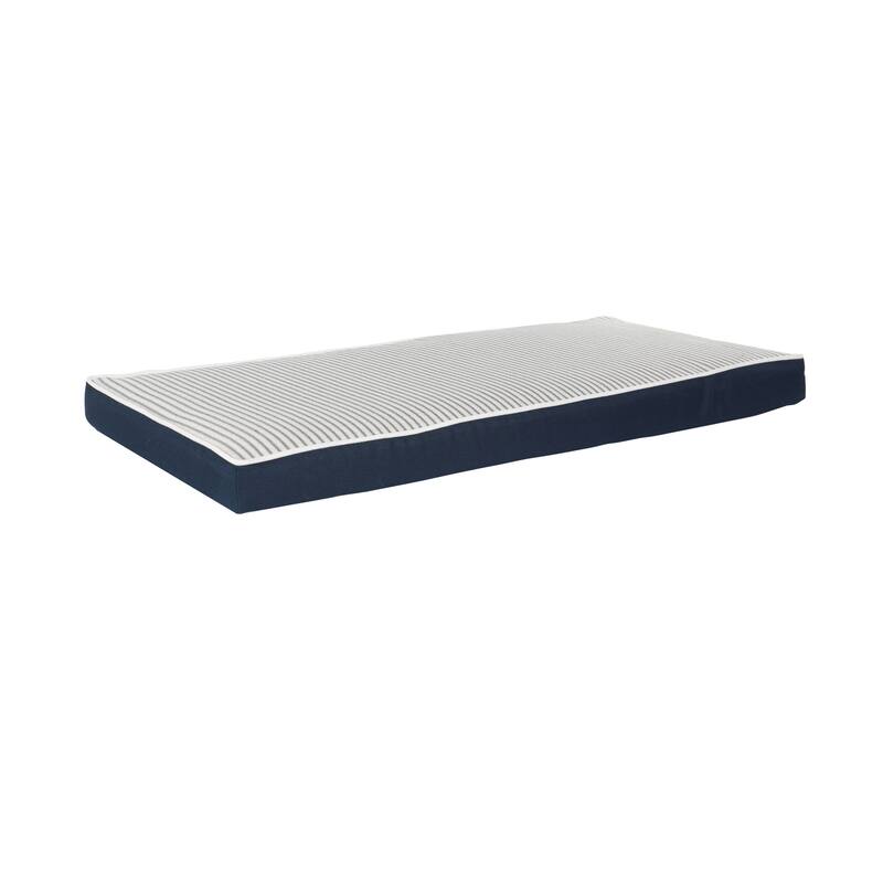 Outdoor/ Indoor Bench Cushion for Patio Furniture - Navy Stripe