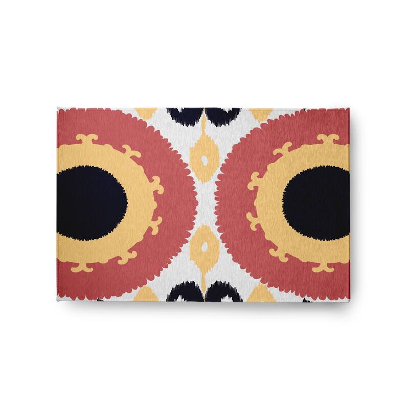 Boho Chenille Rug - Yellow - 2' x 3'
