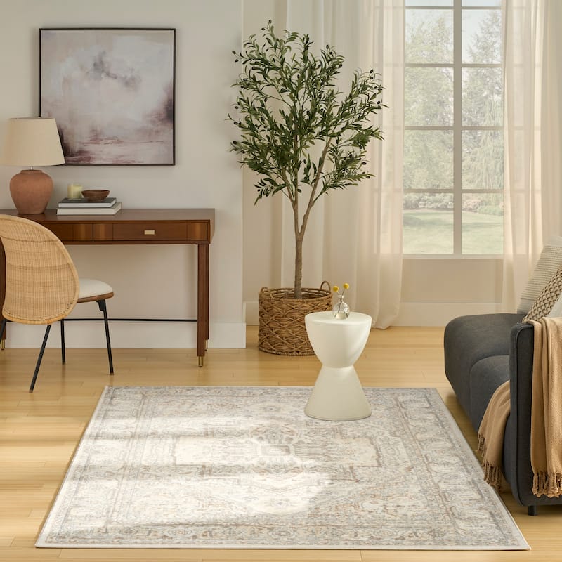Nourison Quarry Indoor only Persian Area Rug - 5' 3" x 7' 3" - Beige