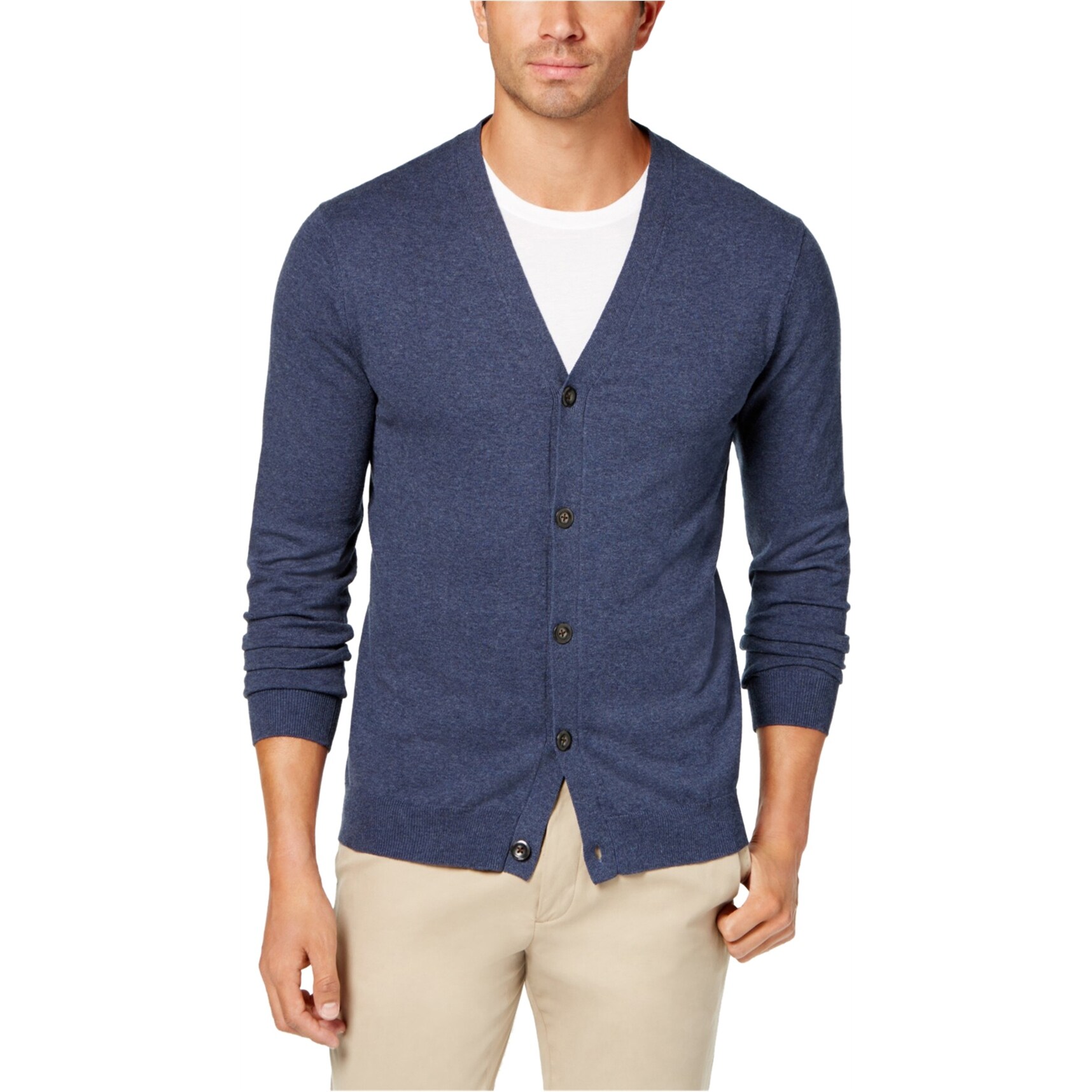 men's v neck cardigan sweater