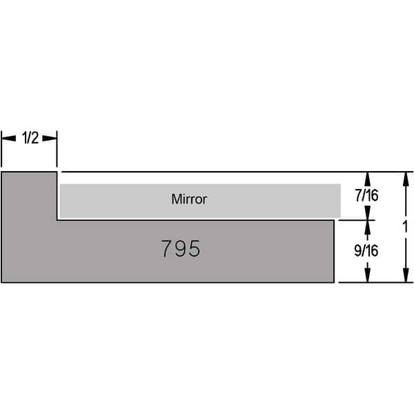 Lincoln Framed Oval Mirror - Rubbed Bronze - Rubbed Bronze