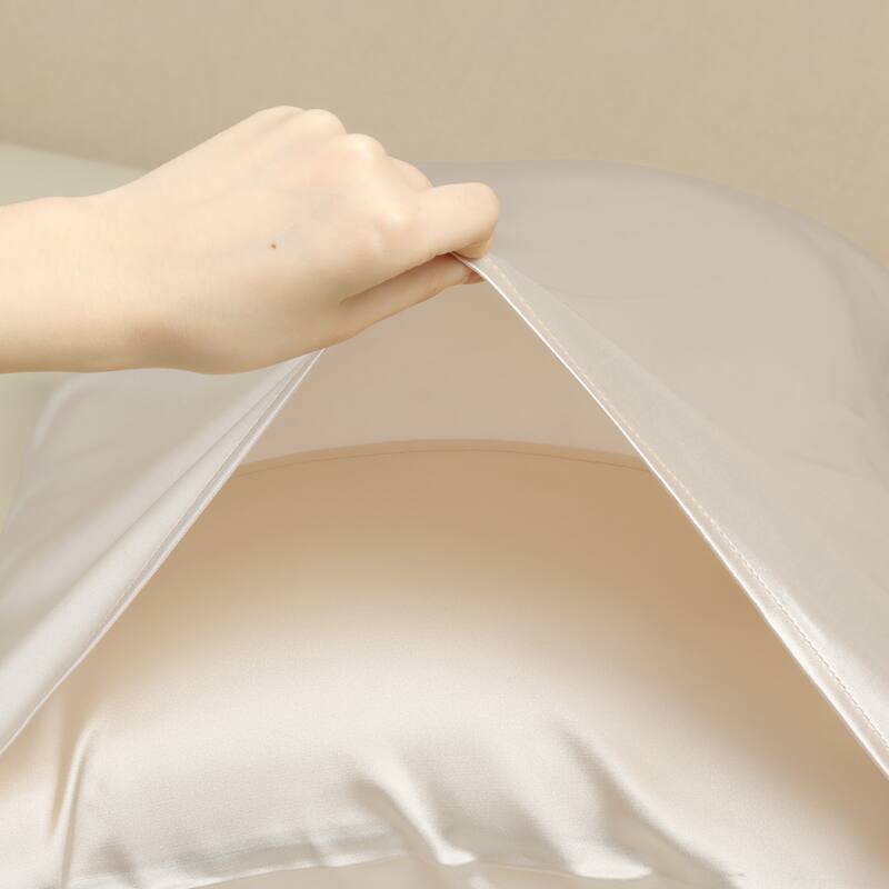 Breathable Pillow Case with Envelope Pillowcases w Eye Mask, Hair Band