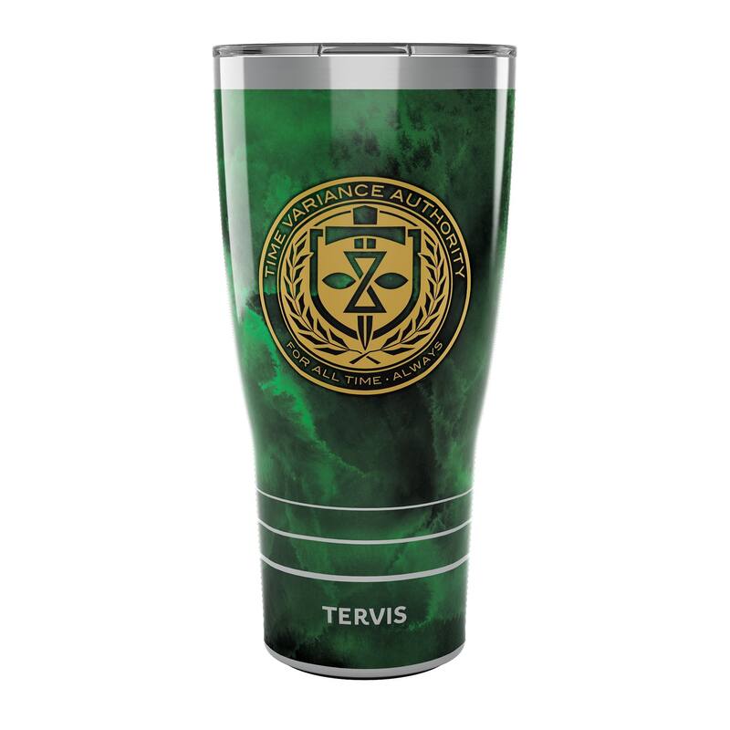 Tervis Traveler Traveler Marvel Loki Green Crest Triple Walled Insulated Travel Tumbler, Stainless Steel