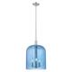Option Blue Shade / Brushed Satin Nickel