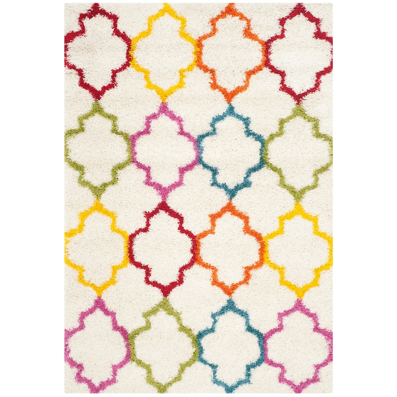 SAFAVIEH Kids Shag Judyth Nursery Playroom 2-inch Thick Rug