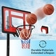 preview thumbnail 4 of 5, Indoor&Outdoor Basketball Stand Portable 3.4-8.5 FT Height Adjustable Basketball Hoop