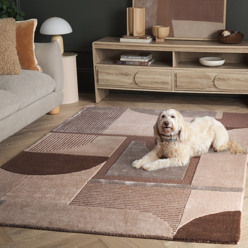 SAFAVIEH Handmade Fifth Avenue Threasa Mid-Century Modern Viscose Rug