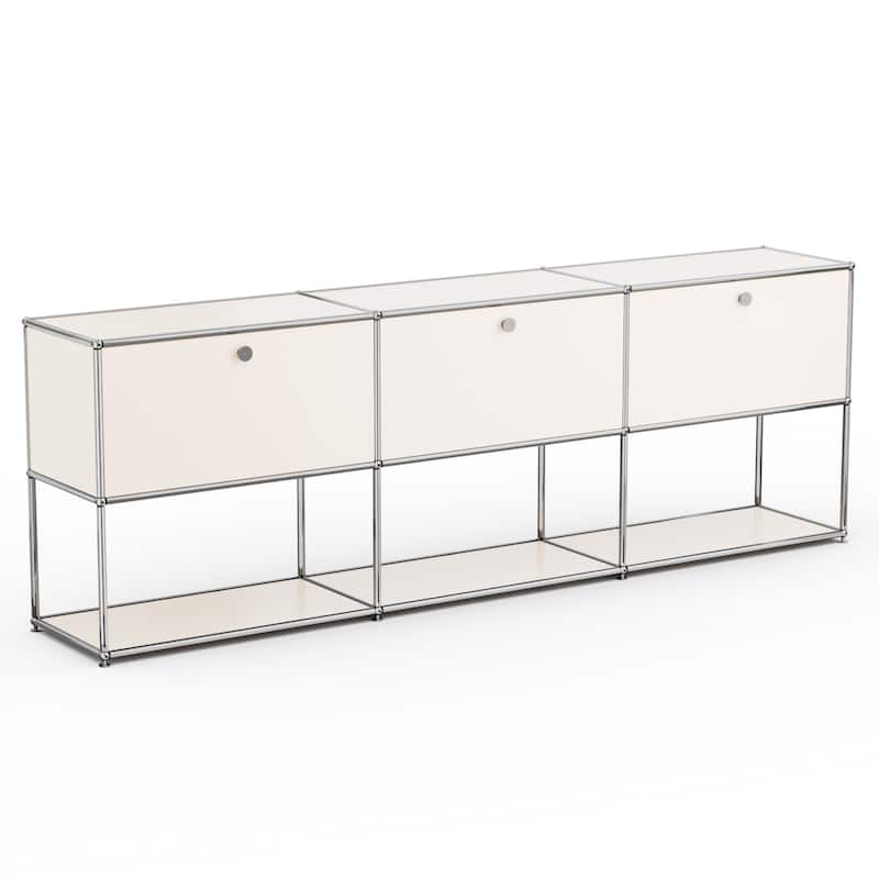 89.56'' Wide 3- Shelf Credenza Office Storage Cabinets - On Sale - Bed ...