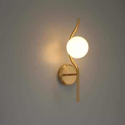 Acroma 1-Dimmable Globe Wall Sconce