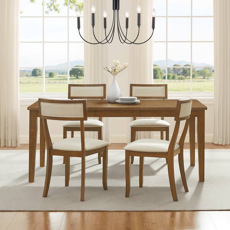Crosley Alessia 5-Piece Dining Table Set For 4