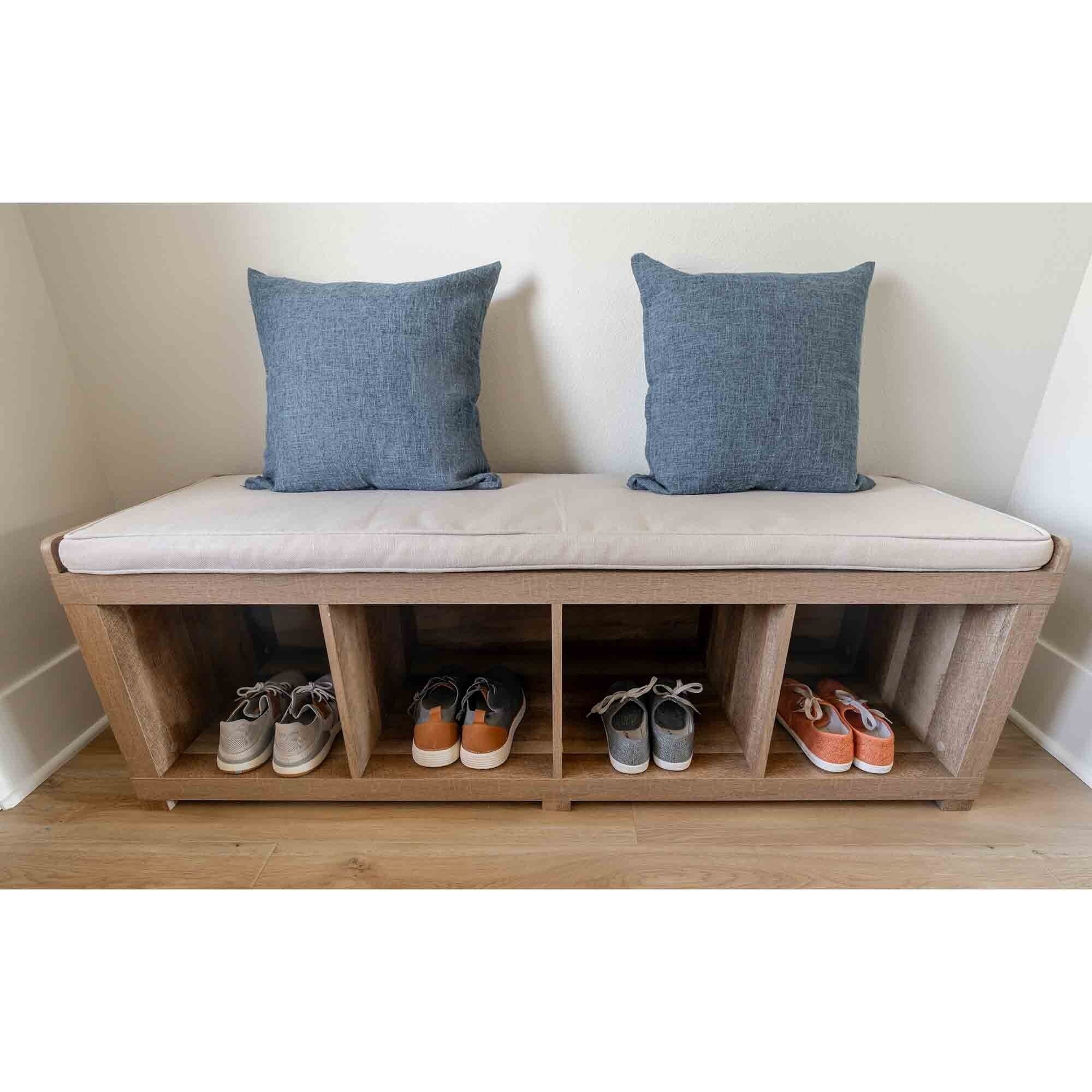 4 Cube Shoe Storage Bench Bed Bath Beyond 39735726
