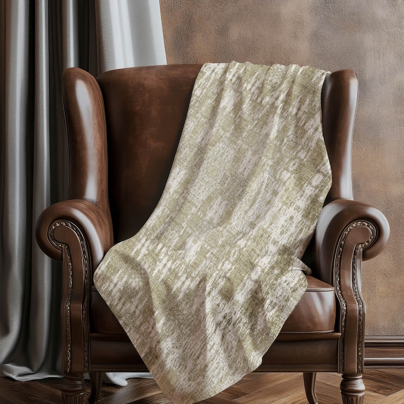 Premium Machine Washable Modern Moroccan Sherpa Throw Blanket