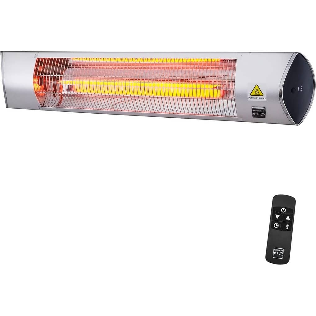 Kenmore Wall Mounted Electric Patio Heater with Remote