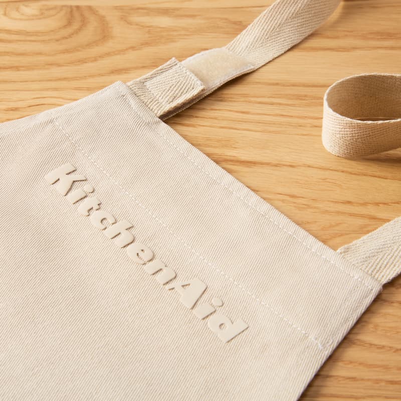 KITCHENAID Gourmet Series Gridlines Little Chef Apron, Water & Stain Resistant