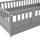 preview thumbnail 8 of 13, Twin Size Floor Bed with Super High Security Barrier